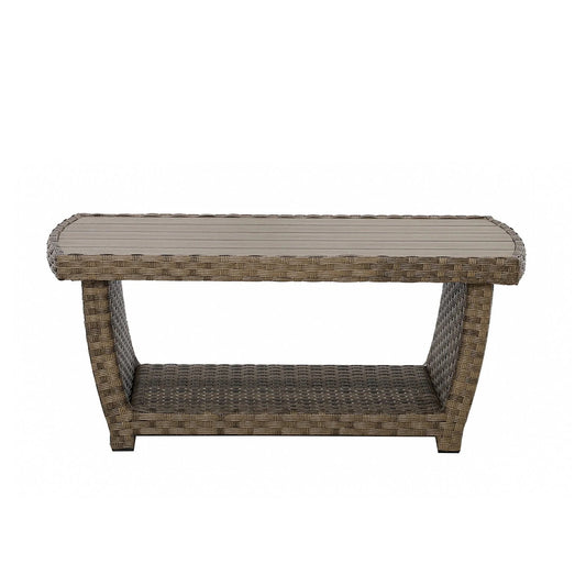 Newport Outdoor Wicker Cocktail Table