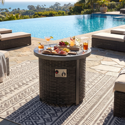 Newport Outdoor Firepit Table