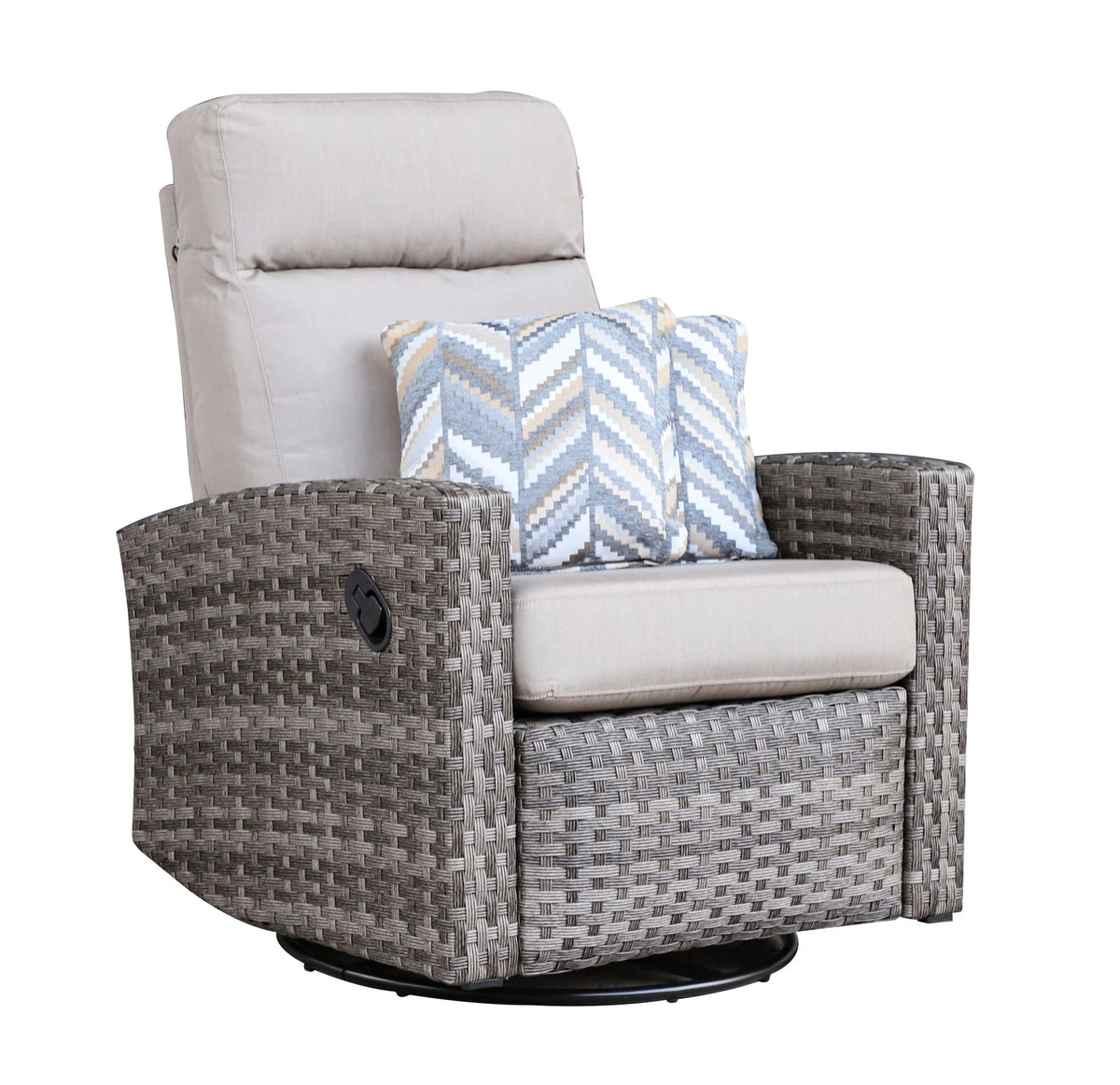 Pair of 16”x16" Driver Marble Indoor/Outdoor Throw Pillows | Outdoor Pillow x 2