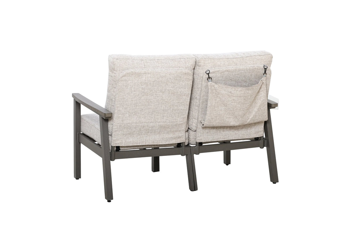 Huntington 4-piece Patio Aluminum Modular Seating Group with Cushions | Outdoor Set