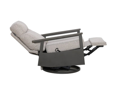Huntington 5-seat Patio Aluminum Reclining Sofa Conversation Set with pair of Recliners | Outdoor Set