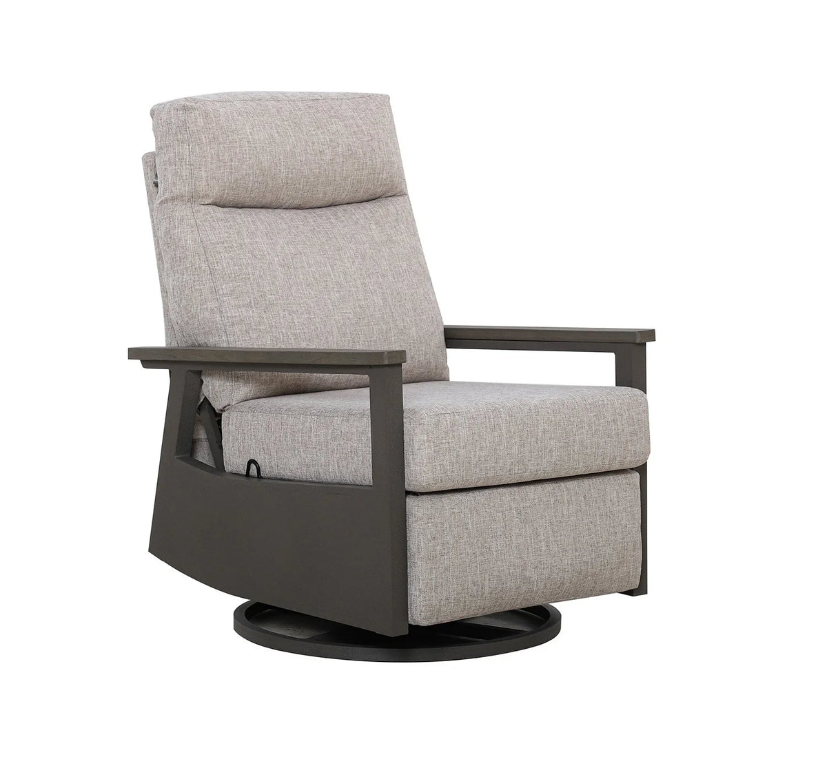 Huntington 5-seat Patio Aluminum Reclining Sofa Conversation Set with pair of Recliners | Outdoor Set
