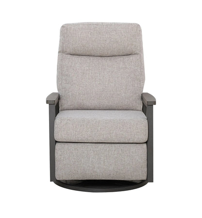 Huntington Outdoor Aluminum Swivel Glider Recliner | Patio Lounge Chair