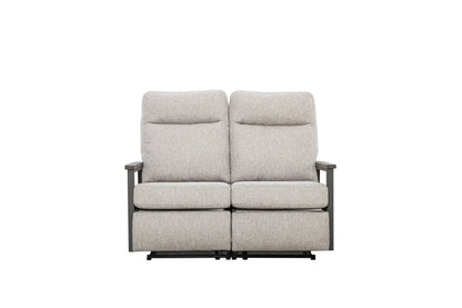 Huntington Outdoor Aluminum Reclining Loveseat Sofa | Outdoor Sofa