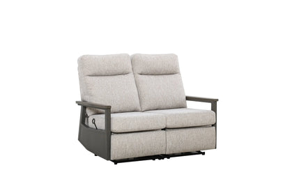 Huntington Outdoor Aluminum Reclining Loveseat Sofa | Outdoor Sofa