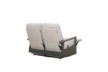 Huntington Outdoor Aluminum Reclining Loveseat Sofa | Outdoor Sofa