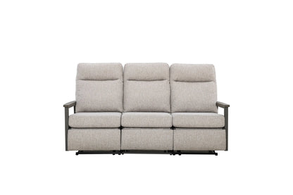 Huntington Three-Seat Outdoor Aluminum Reclining Sofa |Outdoor Sofa