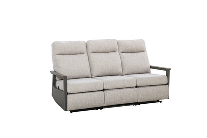 Huntington 5-seat Patio Aluminum Reclining Sofa Conversation Set with pair of Recliners | Outdoor Set