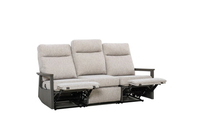 Huntington Three-Seat Outdoor Aluminum Reclining Sofa |Outdoor Sofa
