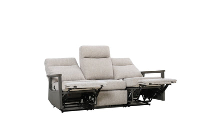 Huntington Three-Seat Outdoor Aluminum Reclining Sofa |Outdoor Sofa