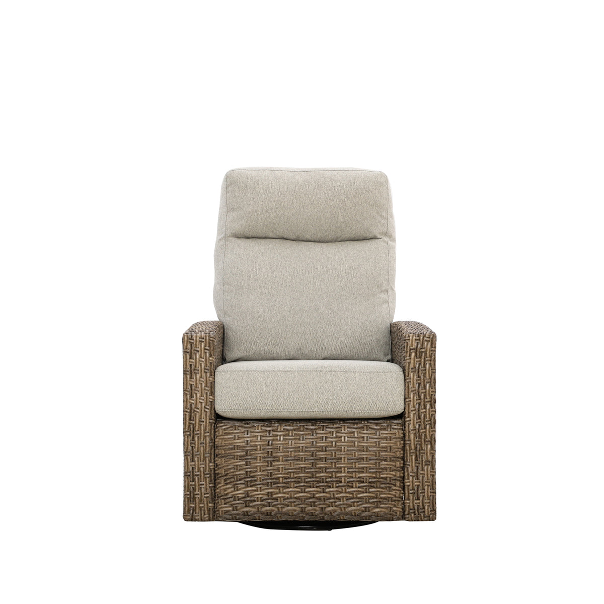 Newport 5-piece Patio Wicker Modular Sofa Set with Swivel Glider Recliners | Outdoor Set
