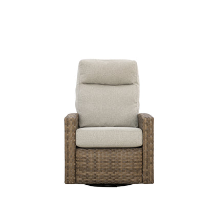 Newport 5-piece Patio Wicker Modular Sofa Set with Swivel Glider Recliners | Outdoor Set
