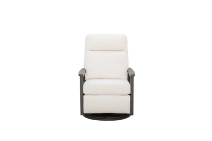 Huntington Outdoor Aluminum Swivel Glider Recliner - Sunbrella Canvas Canvas
