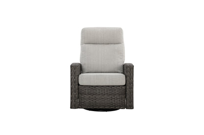 Malibu II 5-piece Patio Wicker Modular Sofa Set with Swivel Glider Recliners | Outdoor Set