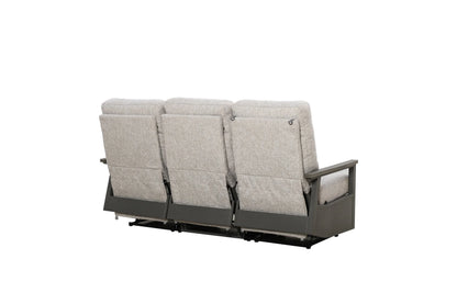 Huntington Three-Seat Outdoor Aluminum Reclining Sofa |Outdoor Sofa