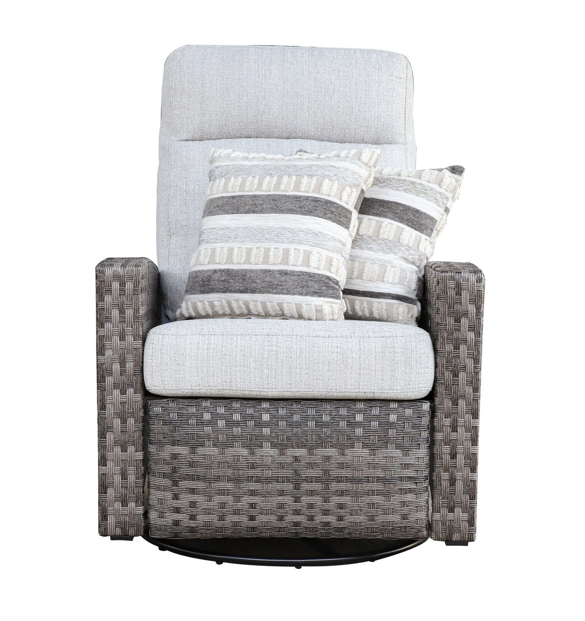 Pair of 16”x16" Indiana Stripe Linen Indoor/Outdoor Throw Pillows | Outdoor Pillow x 2