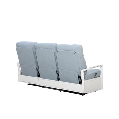 Kiesta 5-Seat Patio Aluminum Reclining Sofa Conversation Set with Pair of Recliners | Outdoor Set