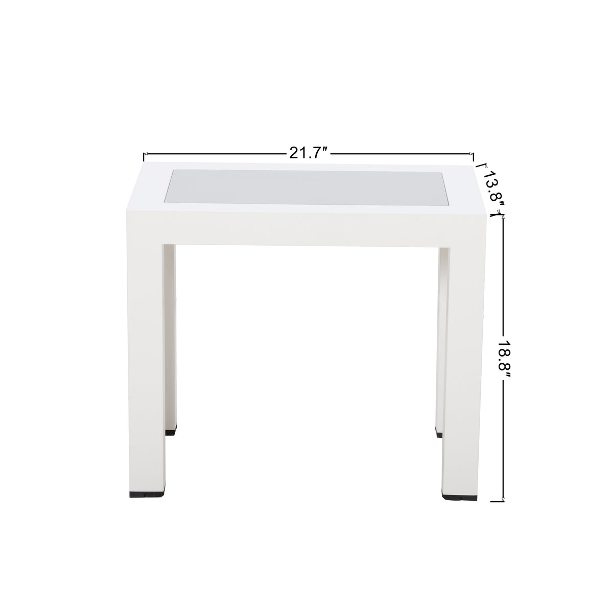 Kiesta Outdoor Aluminum Side Table