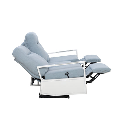 Kiesta Outdoor Aluminum Reclining Sofa | Outdoor Sofa