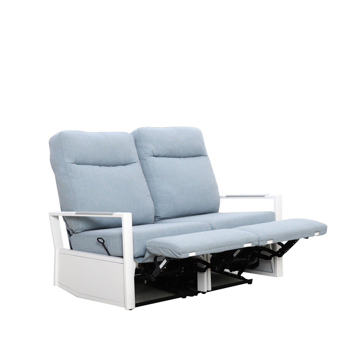 Kiesta Outdoor Aluminum Reclining Loveseat Sofa | Outdoor Sofa