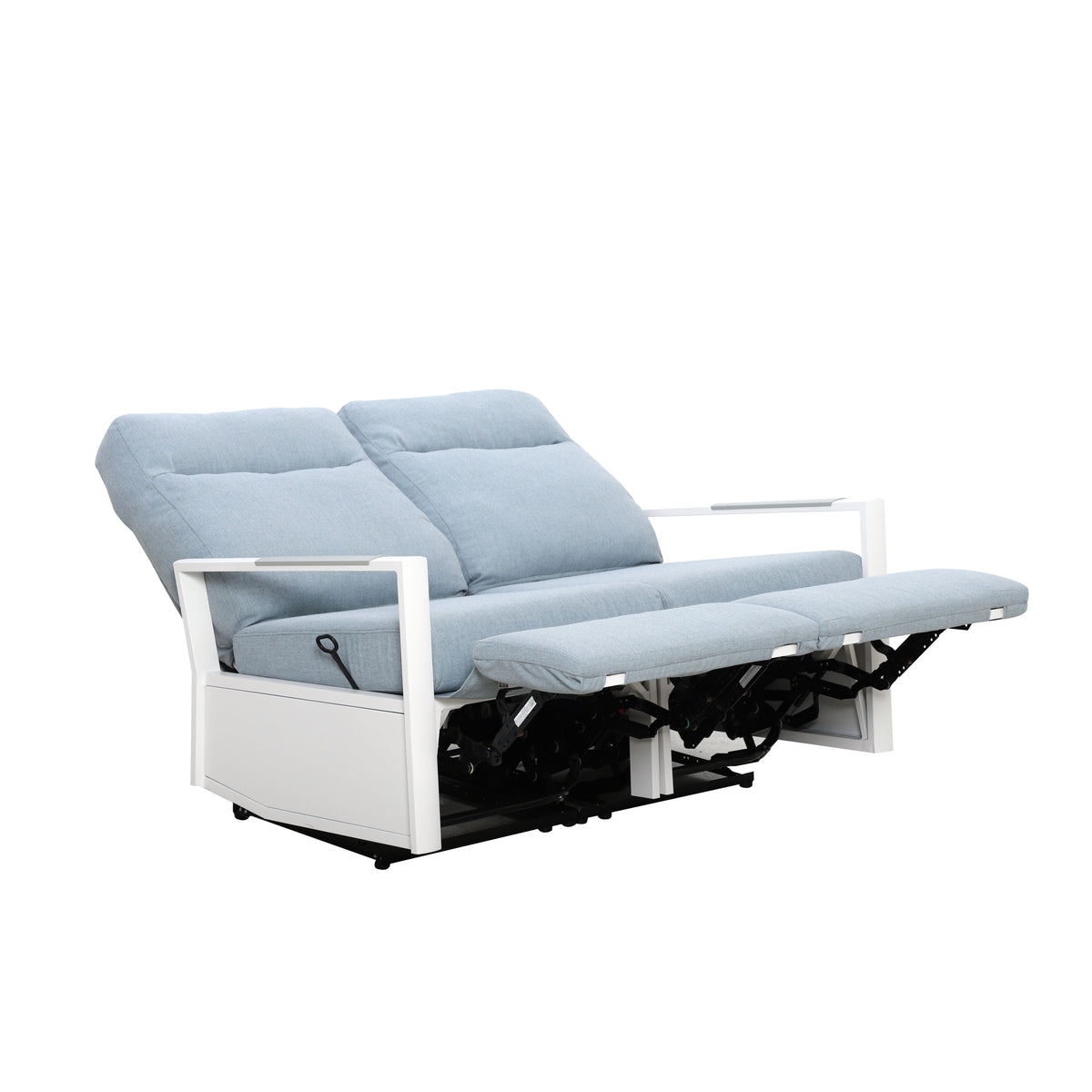 Kiesta Outdoor Aluminum Reclining Loveseat Sofa | Outdoor Sofa