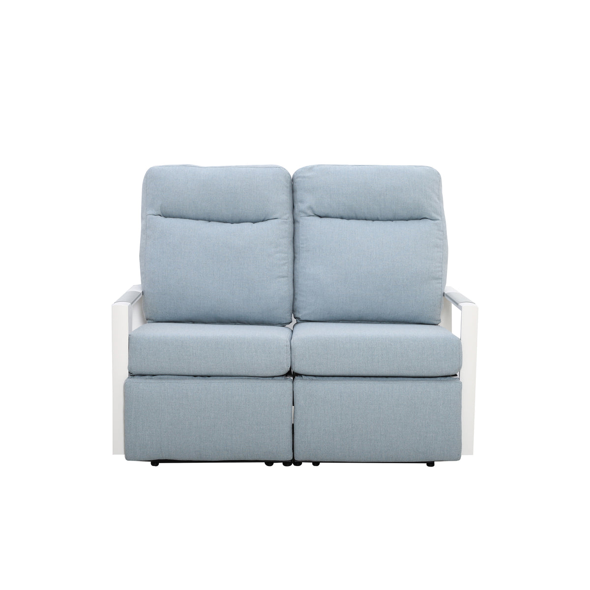 Kiesta Outdoor Aluminum Reclining Loveseat Sofa | Outdoor Sofa
