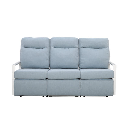 Kiesta Outdoor Aluminum Reclining Sofa | Outdoor Sofa