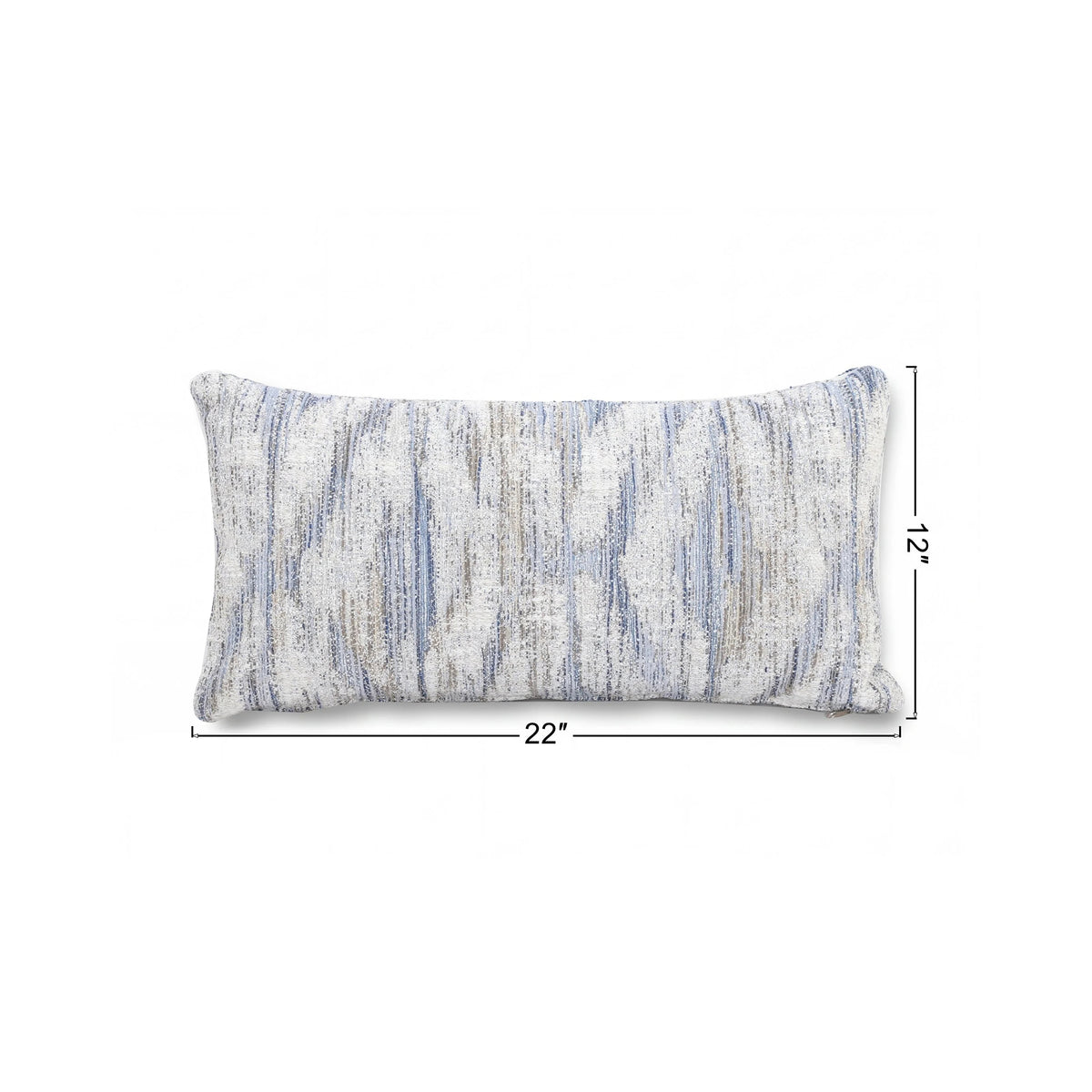 Pair of 22"x12" Fabray Rain Indoor/Outdoor Lumbar Pillows | Outdoor Lumbar Pillow x 2