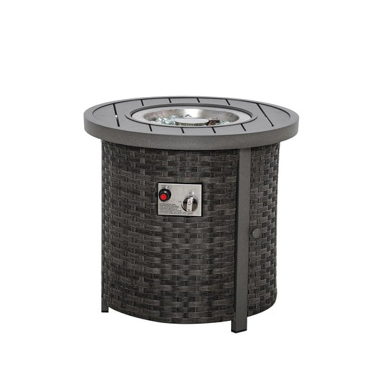 Malibu II Outdoor Firepit Table
