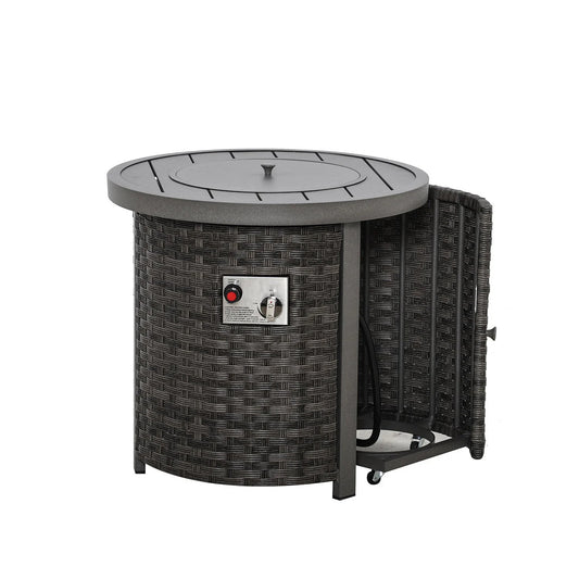Malibu II Outdoor Firepit Table