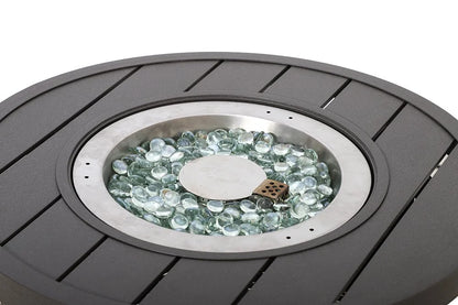 Malibu II Outdoor Firepit Table
