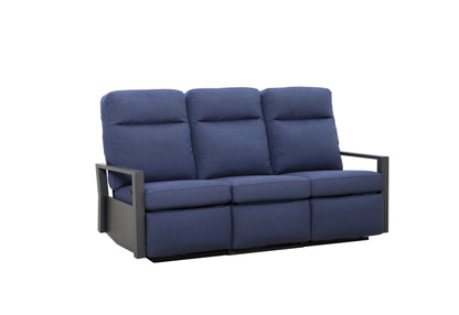 Shoreline 5-Seat Patio Aluminum Reclining Sofa Conversation Set with Pair of Recliners | Outdoor Set