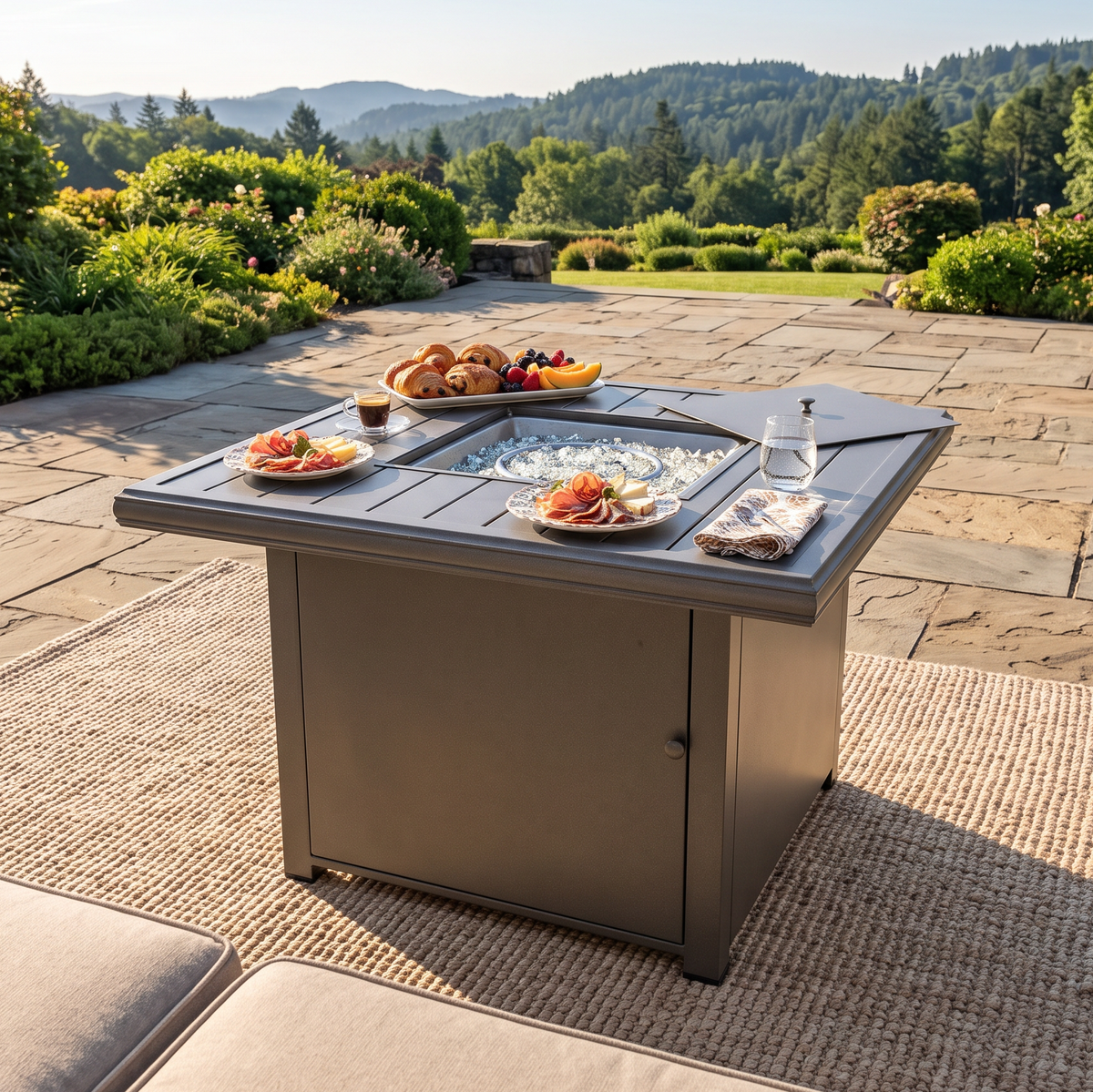 Huntington Outdoor Firepit Table