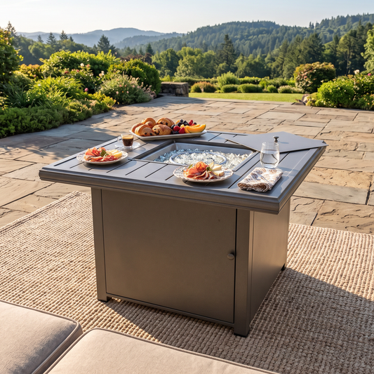 Huntington Outdoor Firepit Table