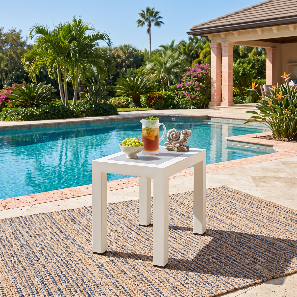 Kiesta Outdoor Aluminum Side Table