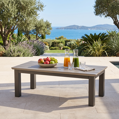 Newport Outdoor Aluminum Coffee Table
