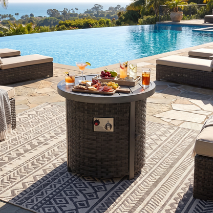 Newport Outdoor Firepit Table