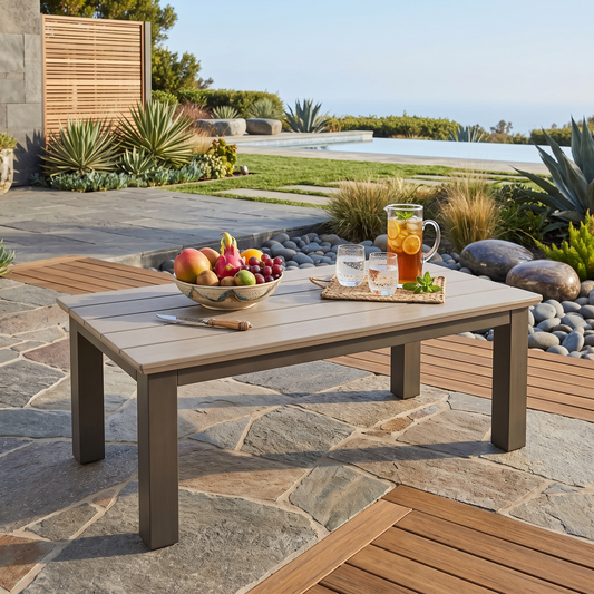 Newport Outdoor Aluminum Coffee Table