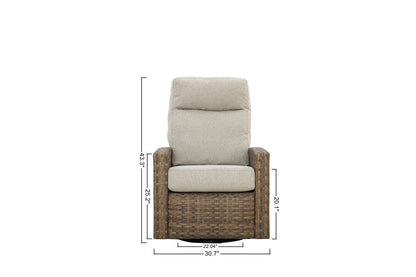 Newport Outdoor Speaker Bistro Set _ 2-Piece Recliner with Bluetooth Table — Outdoor Nook USA - size