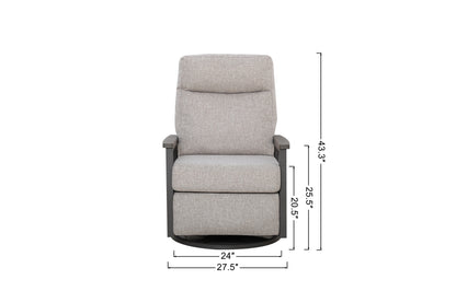 Huntington 4-seat Patio Aluminum Reclining Loveseat Conversation Set with pair of Recliners — Outdoo - size